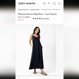 Cozy Earth Chic Black Maxi Dress